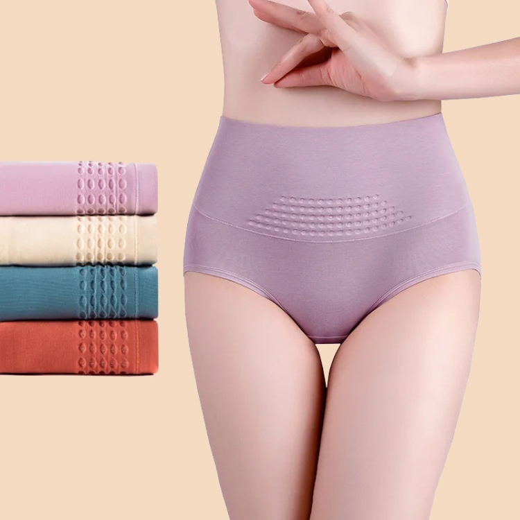 High Waist Abdominal Confinement Honeycomb Massage Pants Female